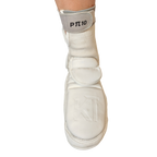 Kicktronics P10, indossato al piede, vista dall’alto